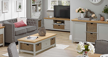 LPD Costwold Grey and Oak Living Room
