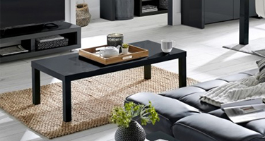 LPD Puro Charcoal High Gloss Living Room