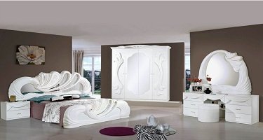 H2O Design Vanity2 White Italian Bedroom